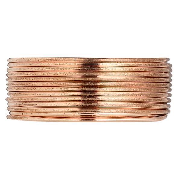 Wire, copper, half-hard, round, 16 gauge. Sold per 50-yard coil. image number 0