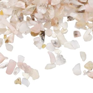 Pink opal 1pkg1, undrilled tumbled polished inlay chip natural 2 oz mini