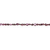 Mother-of-pearl shell 1pkg1, pebble bead, 30 inch purple bronze small to extra-large image number 1