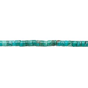 Turquoise 1pkg1, heishi bead 15.5-16 inch 3x2mm
