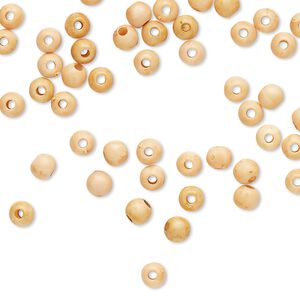 Bead, coated acrylic, opaque matte light orange, 4mm round with speckles. Sold per pkg of 100.
