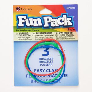 Bracelet cord, silicone, red / blue / green, 2mm round. Sold per pkg of (3) 6-1/2 inch strands.