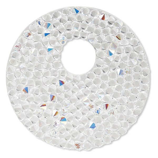 Iron-on transfer 1pk crystal AB, Crystal Passions® 40mm go-go 72020 image number 0