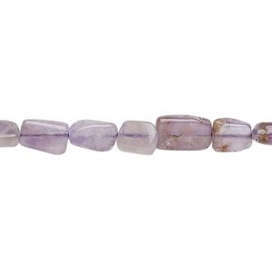 Amethyst 1pkg1, hand-cut flat rectangle bead 13 inch 6x4mm-11x6mm