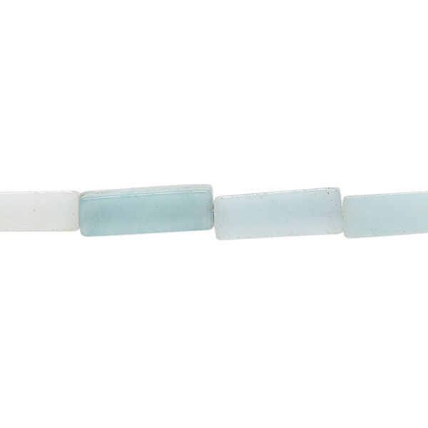 Amazonite 1pkg1, square tube bead natural B grade, 15.5-16 inch 13x4mm image number 0