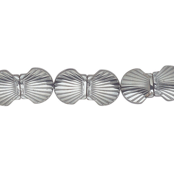 Bead, Hemalyke™ (manmade), 9x8mm clamshell. Sold per 16-inch strand. image number 0