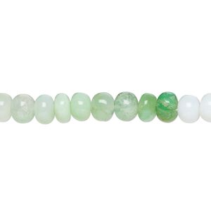 Chrysoprase / white chalcedony / grey chalcedony 1pkg1, hand-cut rondelle bead natural 14 inch 5x3mm-7x5mm