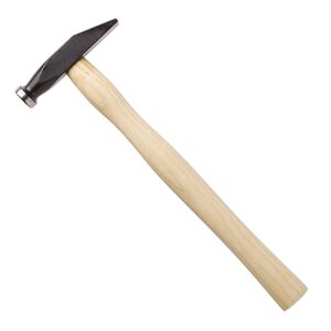 Goldsmith hammer, steel and wood, 3-5/8 inch head, 10-1/4 inches. Sold individually.