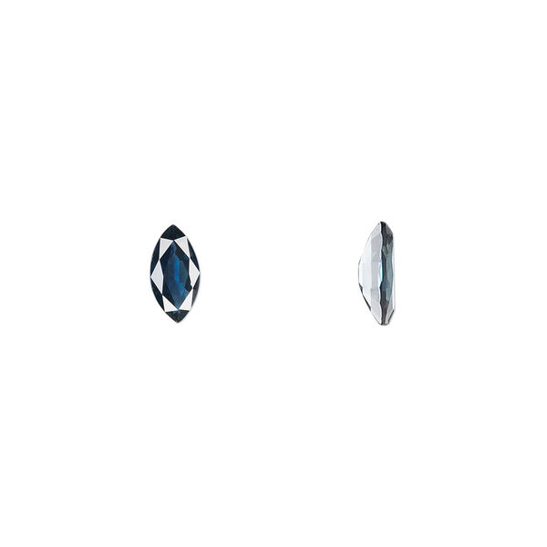 Gem, sapphire (heated), 8x4mm faceted marquise, A grade, Mohs hardness 9. Sold individually. image number 0