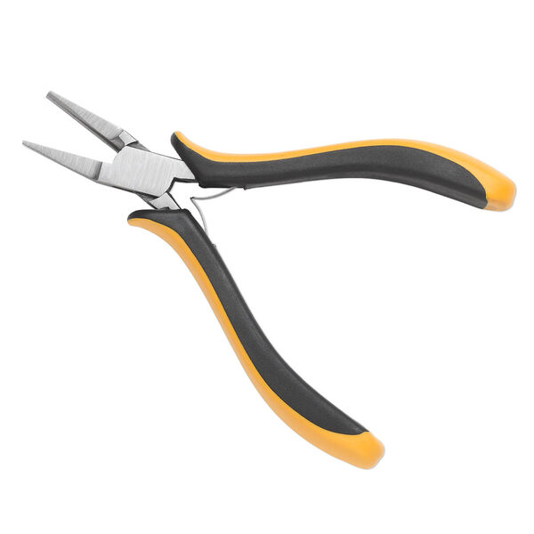 Pliers, OHM, forming convex and flat, carbon steel and rubber, black and yellow, 5-1/5 inches. Sold individually. image number 0
