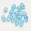 Millefiori glass 1pkg2oz, barrel bead translucent multicolored 17x12mm-18x13mm image number 1