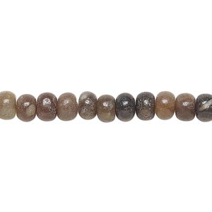 Multi-sapphire 1pkg1, hand-cut rondelle bead 14 inch 6x3mm-7x5mm
