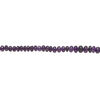 Amethyst 1pkg1, hand-cut rondelle bead natural, 13 inch dark graduated 10x6mm-13x9mm image number 1