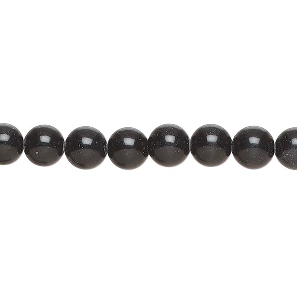 Blackstone 1pkg1, round bead 15 inch 5-7mm image number 0