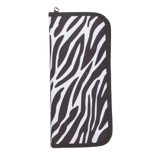 Pliers set, stainless steel / PVC foam / vinyl, black and white, 5-1/2 inch pliers / 5-1/4 inch tweezers / 10 x 4-1/2 x 1-1/2 inch case. image number 0