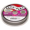 Beading wire, Accu-Flex&reg; 1pkg1, nylon and stainless steel, clear, 21 strand, 0.024-inch diameter, 100-foot spool. image number 0
