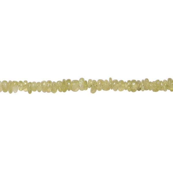 Peridot 1pkg1, hand-cut matte rondelle bead natural, 13 inch 3x1mm-3x2mm image number 0