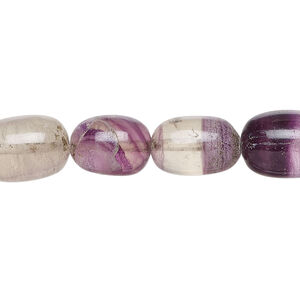 Rainbow fluorite 1pkg1, oval bead natural, 15 inch 13x9mm-14x11mm