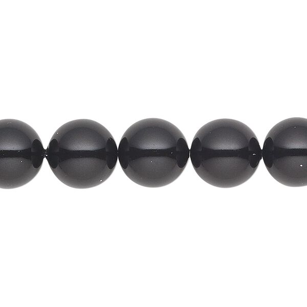 Pearl 25pk mystic black, Crystal Passions® 10mm gemcolors round 5810 image number 0
