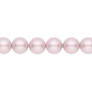 Pearl 250pk powder rose, Crystal Passions® 8mm round 5810