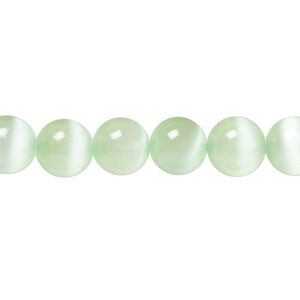 Selenite 1pkg1, round bead 15.5-16 inch 8mm