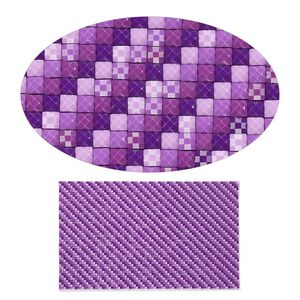 Adhesive sheet, My Style Deco Art™, peel-off, resin and glue, purple ombre, 8 x 4-3/4 inch rectangle, 1.8mm thick. Sold individually.