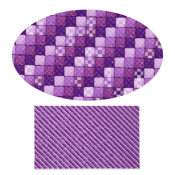 Adhesive sheet, My Style Deco Art™, peel-off, resin and glue, purple ombre, 8 x 4-3/4 inch rectangle, 1.8mm thick. Sold individually. image number 0