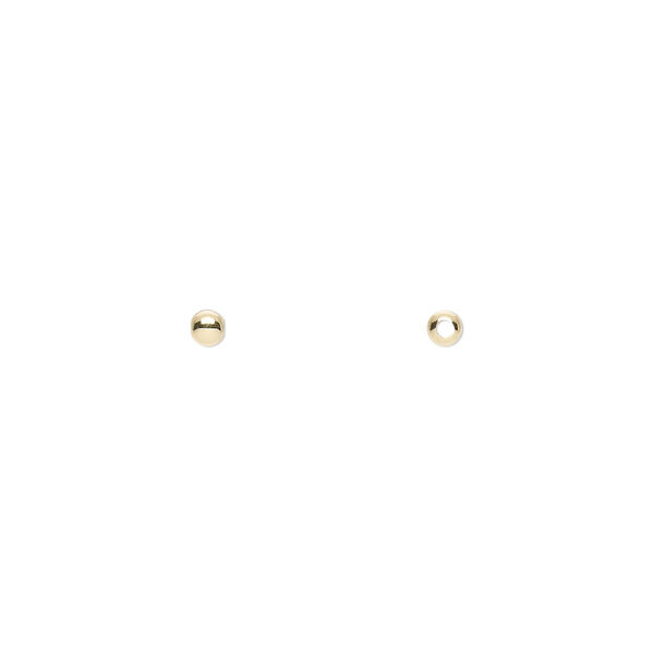 Bead, 14Kt gold, 2.5mm seamless round. Sold per pkg of 20. image number 0