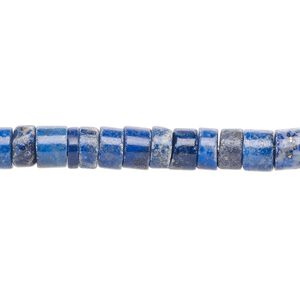 Lapis lazuli 1pkg1, heishi bead natural 15 inch 6x2mm-6x5mm