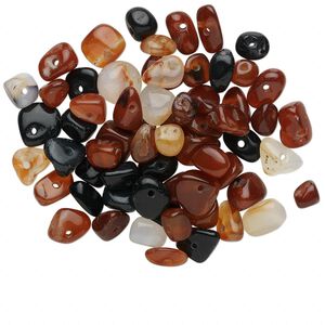 Multi-agate 1pkg1, nugget bead 1/4 lb mix small to medium