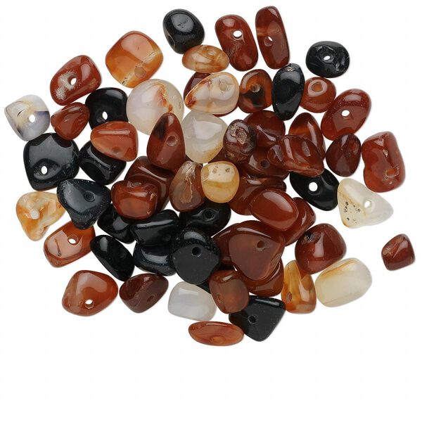 Multi-agate 1pkg1, nugget bead 1/4 lb mix small to medium image number 0