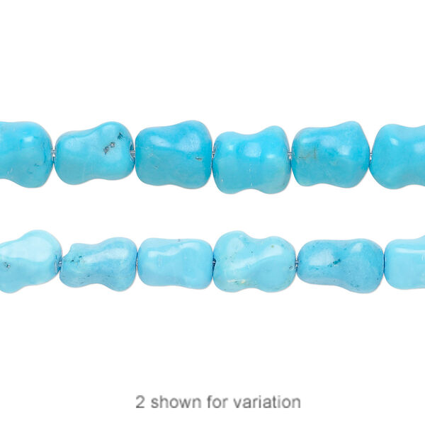 Magnesite 1pkg1, dog bone bead 15.5-16 inch 7x5mm-11x8mm image number 0