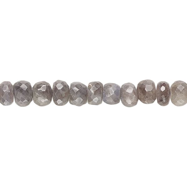 Blue sapphire 1pkg1, hand-cut faceted rondelle bead 14 inch 6x3mm-7x5mm image number 0