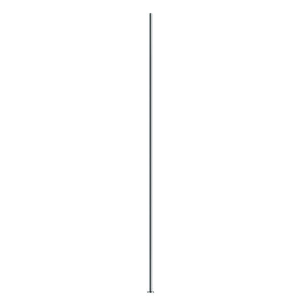 Head pin, gunmetal-plated brass, 2 inches, 24 gauge. Sold per pkg of 500. image number 0