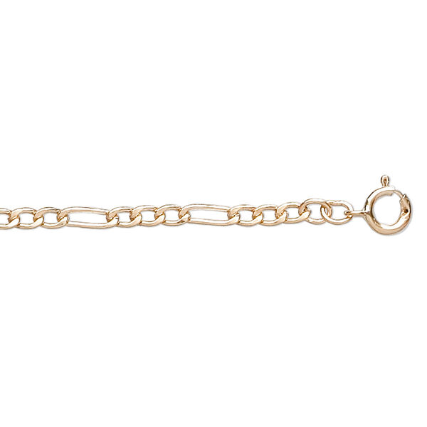 Chain, 14Kt gold-filled, 2mm figaro, 24 inches with springring clasp. Sold individually. image number 0