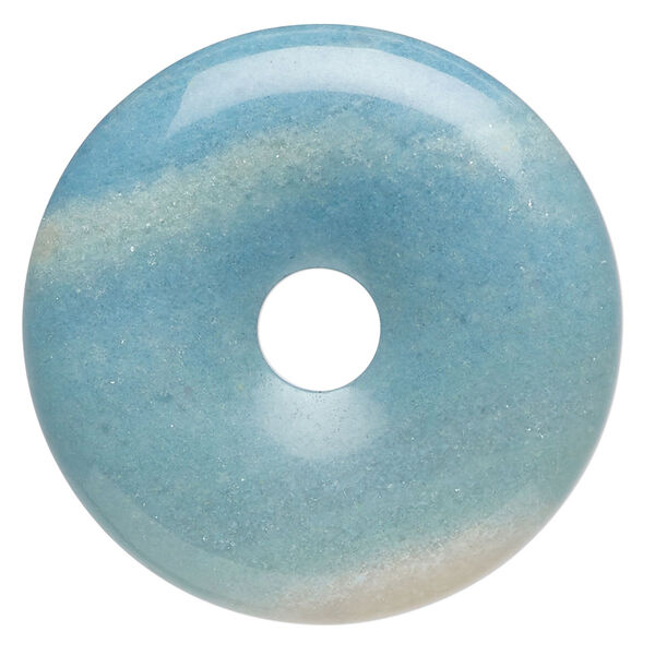 Focal, trolleite (natural), 40mm donut, B grade, Mohs hardness 5-1/2 to 8-1/2. Sold individually. image number 0