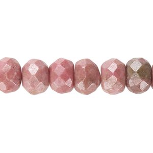 Rhodonite 1pkg1, faceted rondelle bead natural 15.5-16 inch 10x7mm