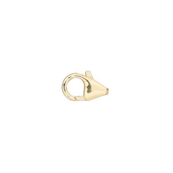Clasp, lobster claw, 14Kt gold-filled, 12x7mm. Sold individually. image number 0