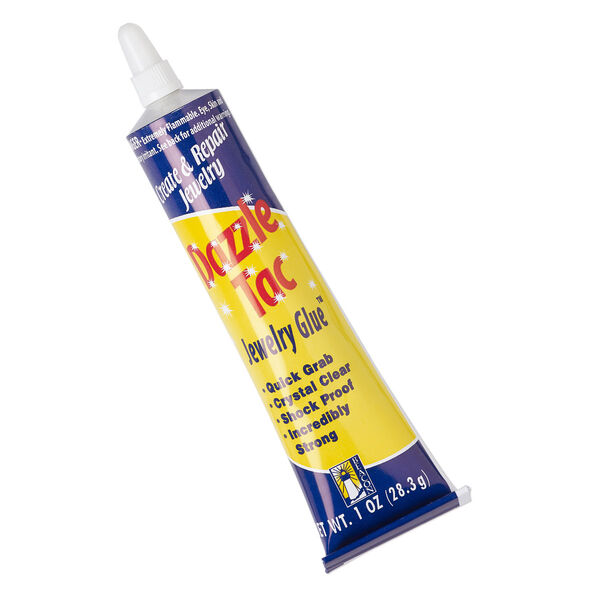Adhesive, Dazzle Tac Jewelry Glue™, pkg/1-fluid-ounce tube. image number 0