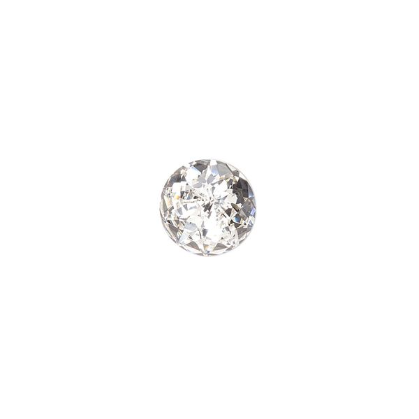 Round stone 6pk crystal, Crystal Passions® 10mm brilliant round 1400 image number 0