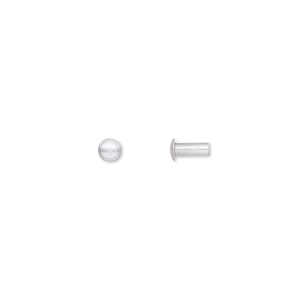 Rivet, aluminum, 5.5x3mm with 1.9mm shank. Sold per pkg of 100. image number 0