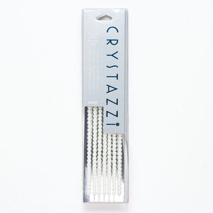 Bead, crystal pearl 1pkg290, white, 4mm round.