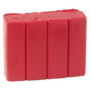 Polymer clay, Sculpey® PREMO, pomegranate. Sold per 2-ounce bar.