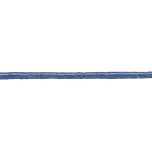 Bead, "lapis lazuli" (resin) (imitation), 2-3mm heishi. Sold per 22-inch strand.