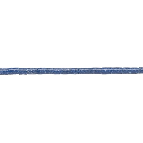Bead, "lapis lazuli" (resin) (imitation), 2-3mm heishi. Sold per 22-inch strand. image number 0