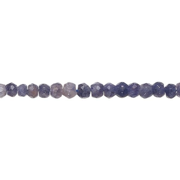 Quartz 1pkg1, hand-cut faceted rondelle bead 12 inch 3x2mm-4x3mm image number 0