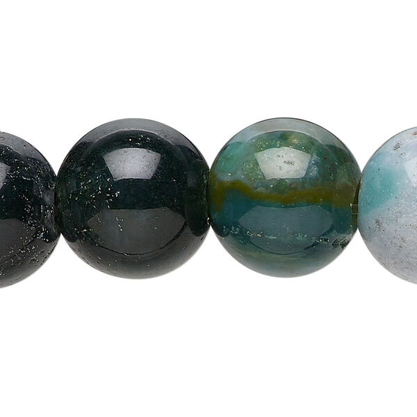 Bead, fancy jasper (natural), 8mm round, B grade, Mohs hardness 6-1/2 to 7. Sold per pkg of 10. image number 0