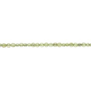 Peridot 1pkg1, faceted round bead natural 15 2mm