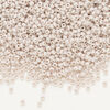 Seed bead, Preciosa Ornela Czech glass, 1pkg50g, 2.0-2.2mm rocaille, opaque matte terra dyed rose powder chalkwhite (06472) image number 0