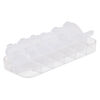 Organizer, acrylic, clear, 5 x 1-3/4 x 1/2 inch rectangle with 12 compartments. Sold per pkg of 2. image number 1